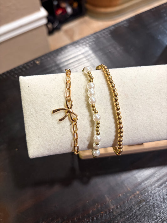 All Bowed Up Bracelet Stack