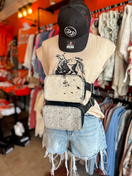 Jinks Genuine Cowhide Belt Bag