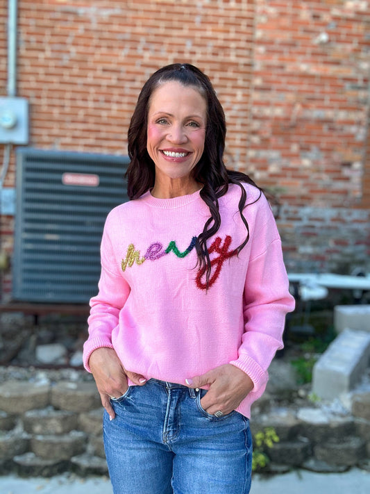 Merry Tinsel Sweater