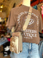 Sadler Cowhide Crossbody in Tan