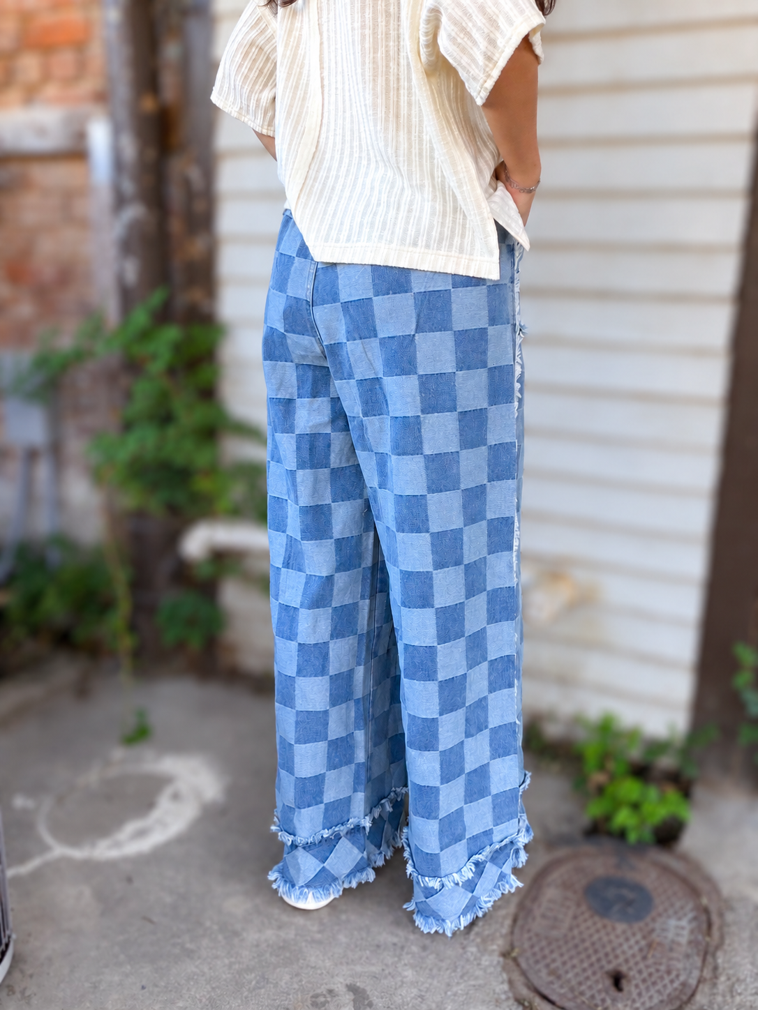 Checkmate Wide Leg Pants
