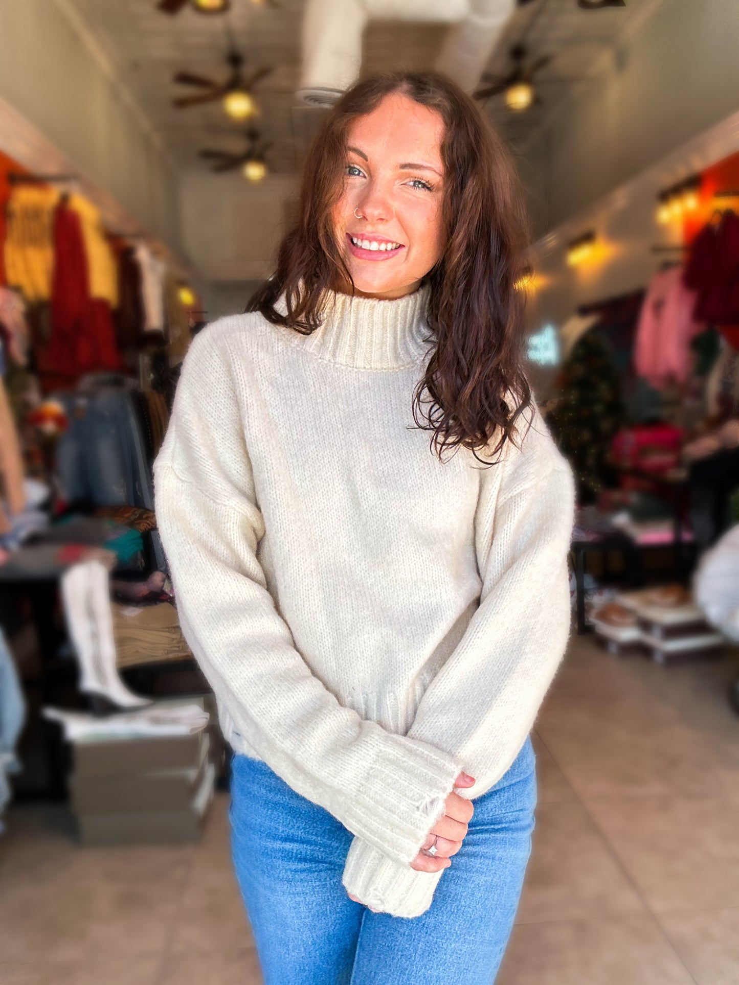 Lydia Sweater in Cream