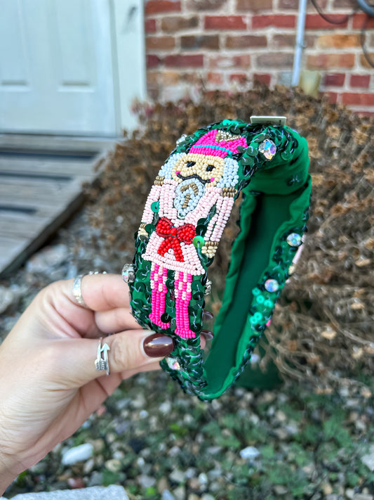 Rhinestone Nutcracker Headband
