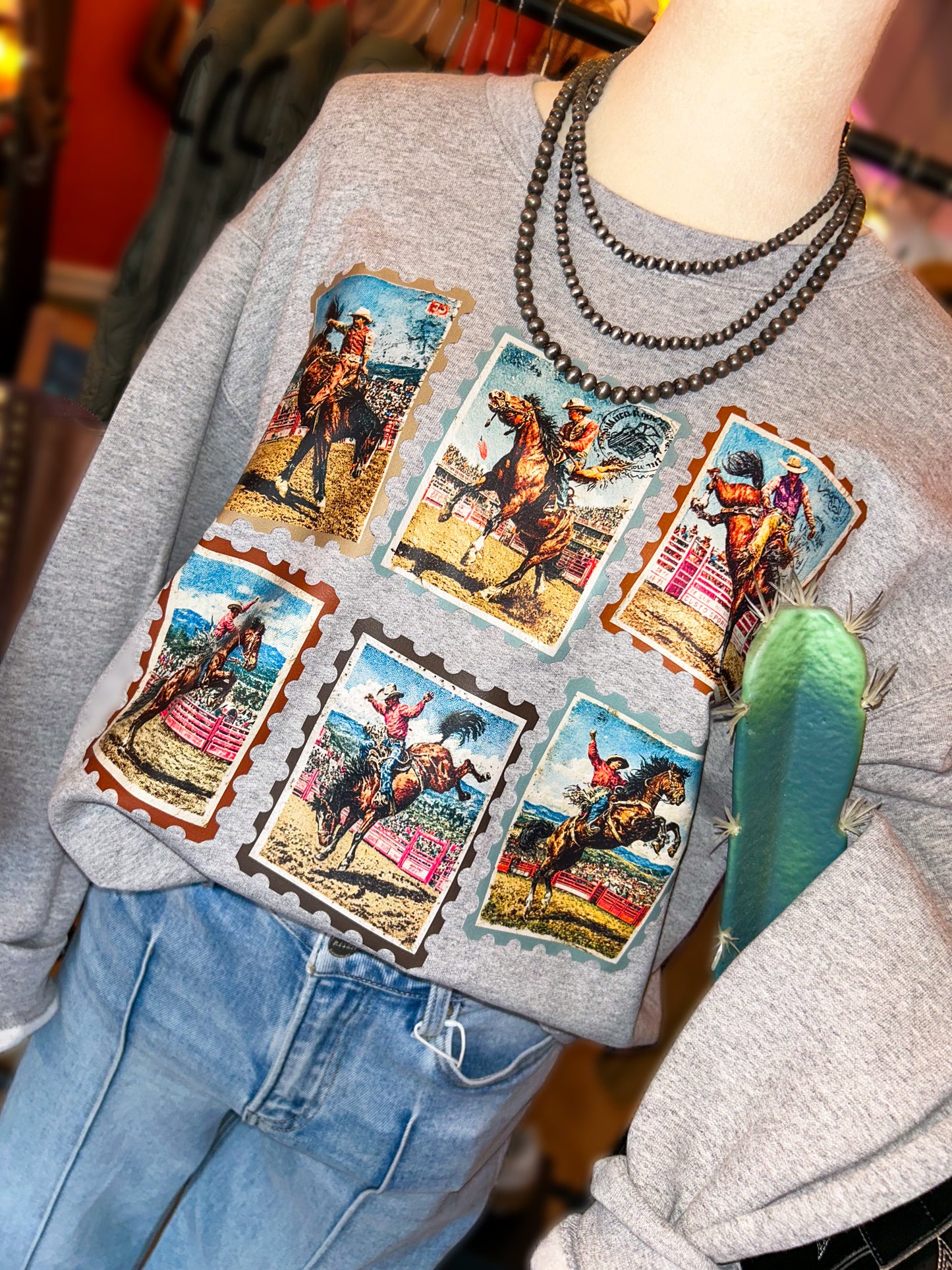 Retro Bronc Rider Crew