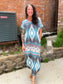 Cobalt Cowgirl Maxi Dress