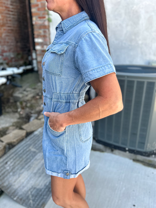 Whiskey Girl Romper
