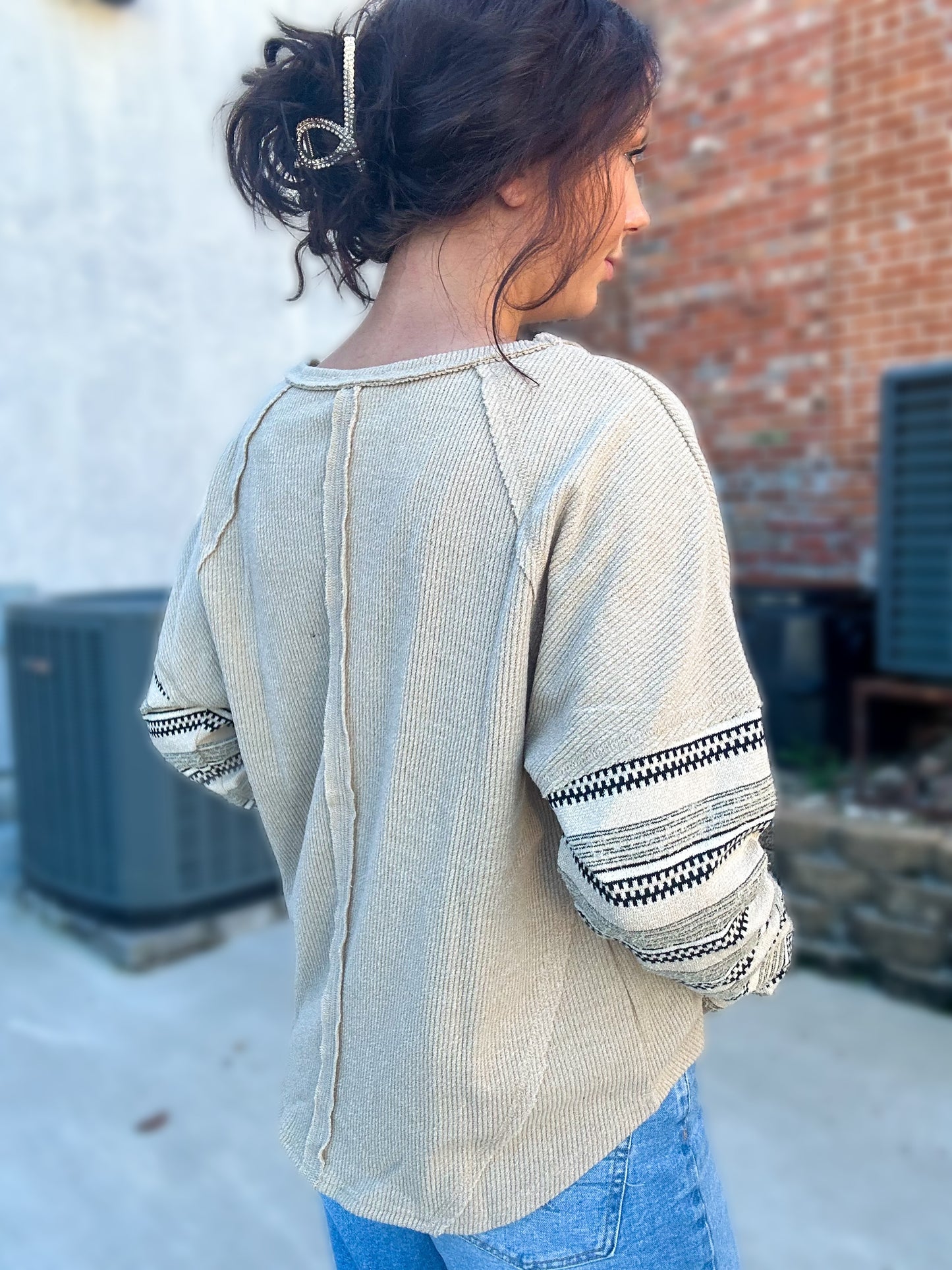 Badlands Brushed Knit Top