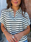 Coffee Run Blouse in Black