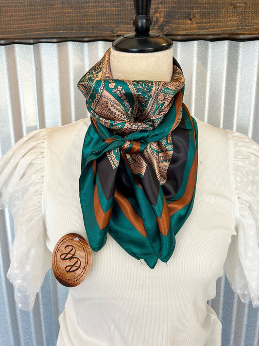 Emerald Paisley Wildrag