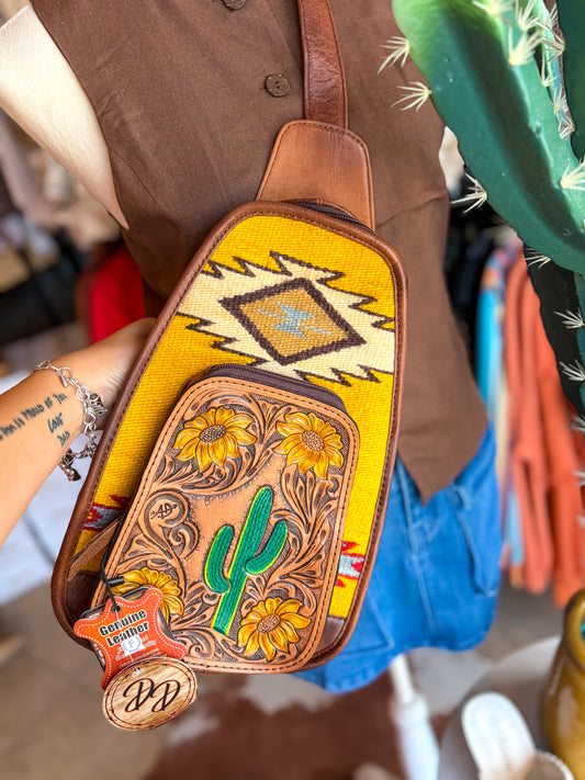 Sunflower Trail Sling Bag