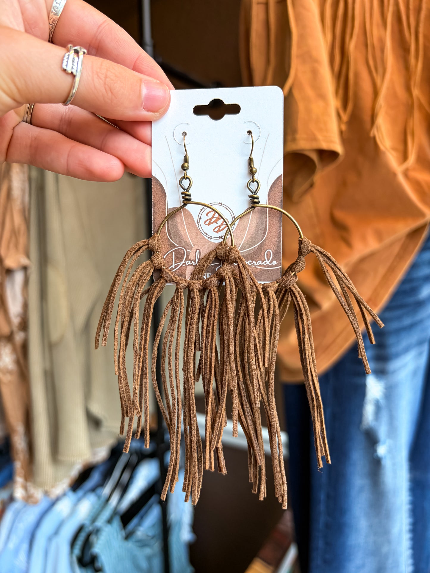 Fringe Benefits Earrings