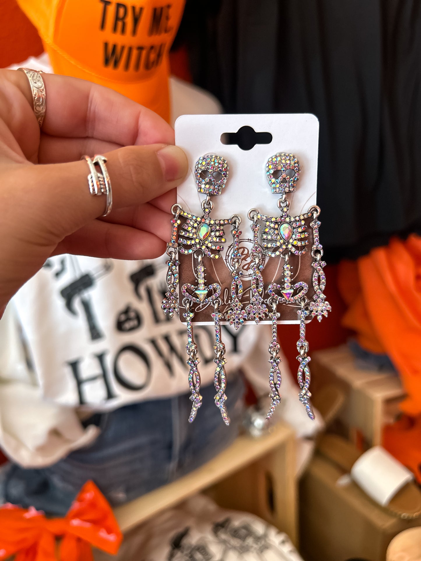 Big Skelly Earrings