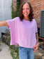 Easy Does It Top in Violet
