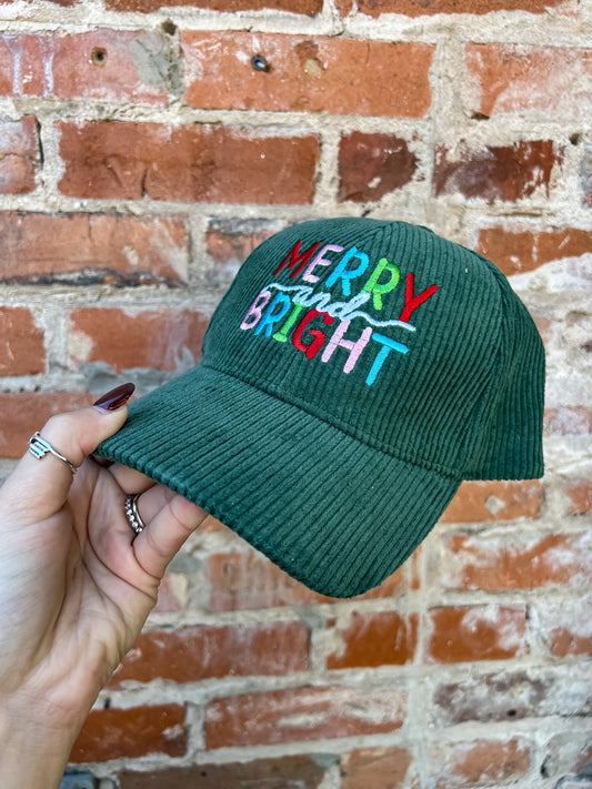 Merry And Bright Corduroy Hat