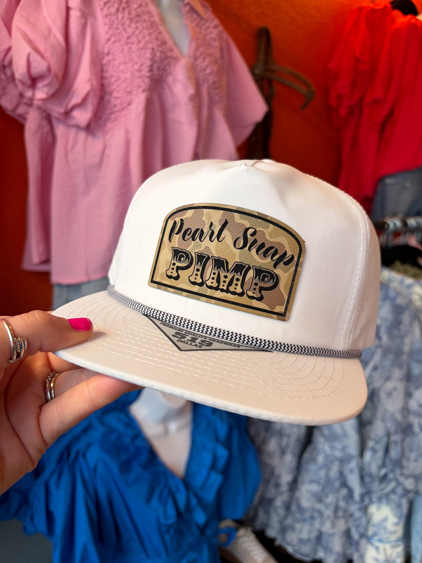 Pearl Snap Pimp Patch Snapback