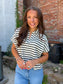 Coffee Run Blouse in Black