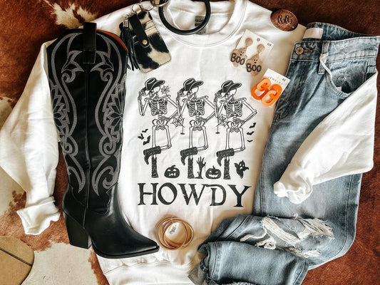 Spooky Howdy Crewneck