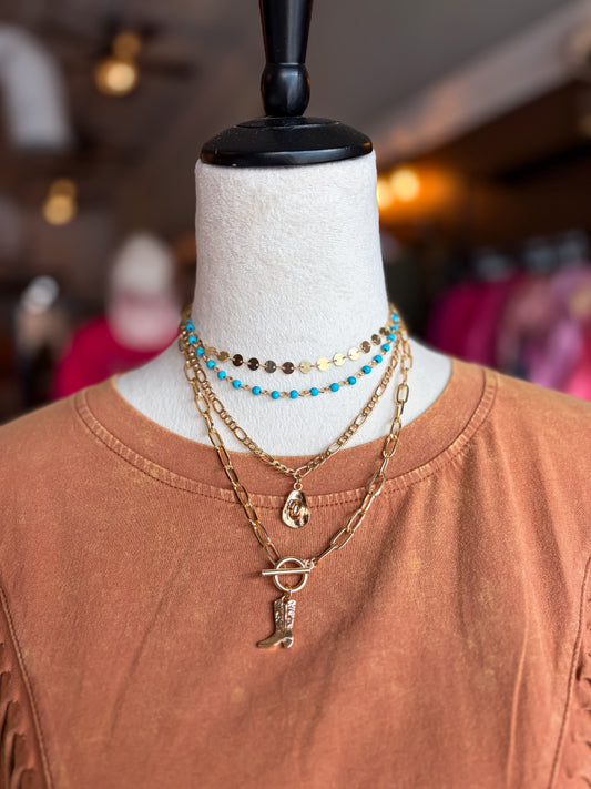 Cowgirl Stacked Necklace