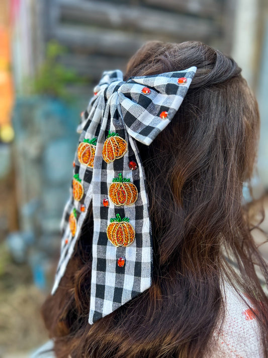 Falling For You Barrette Hairbow