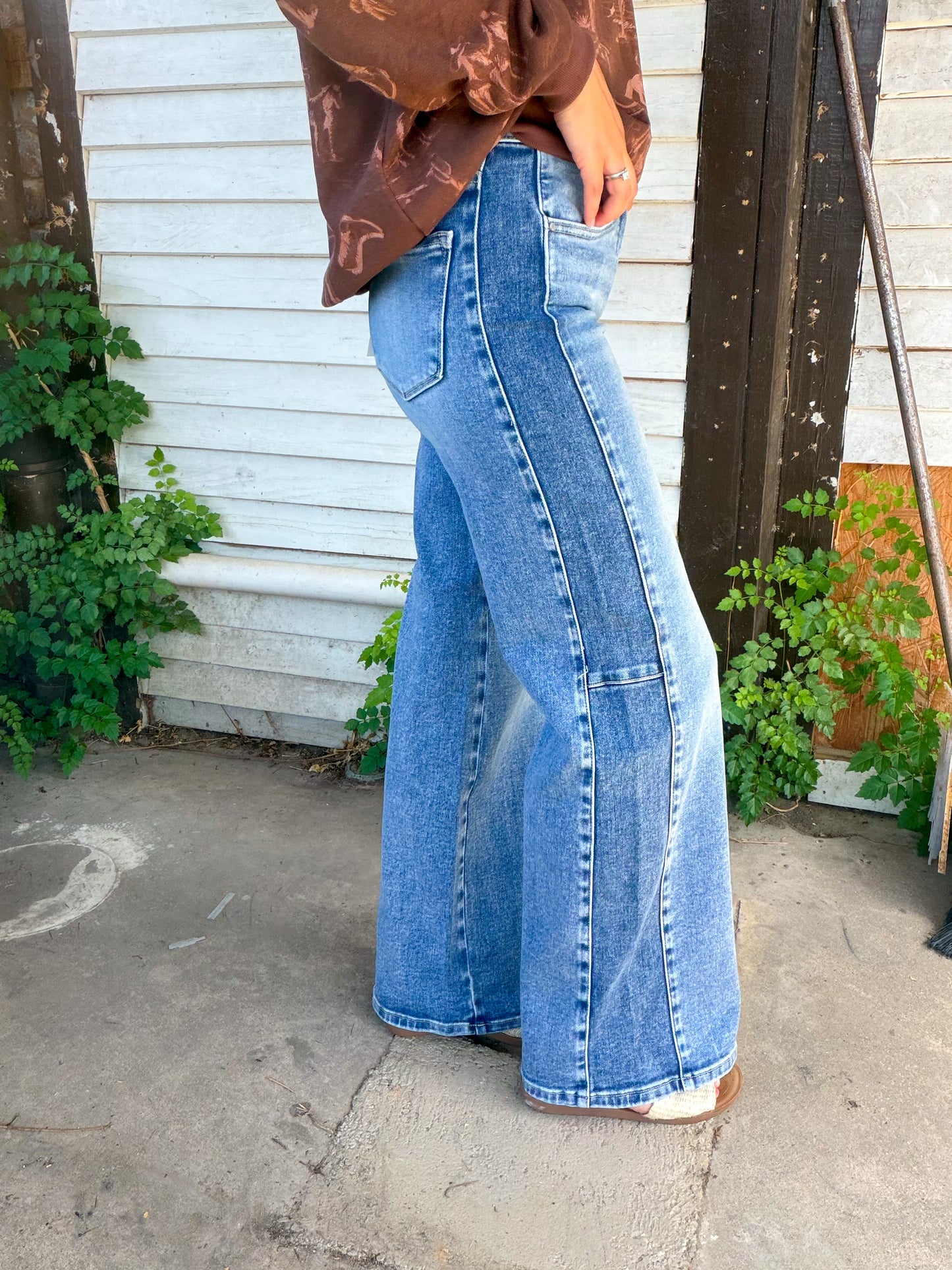 Side Saddle High Rise Jean
