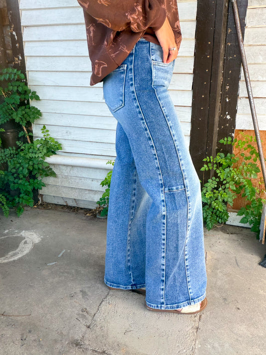 Side Saddle High Rise Jean
