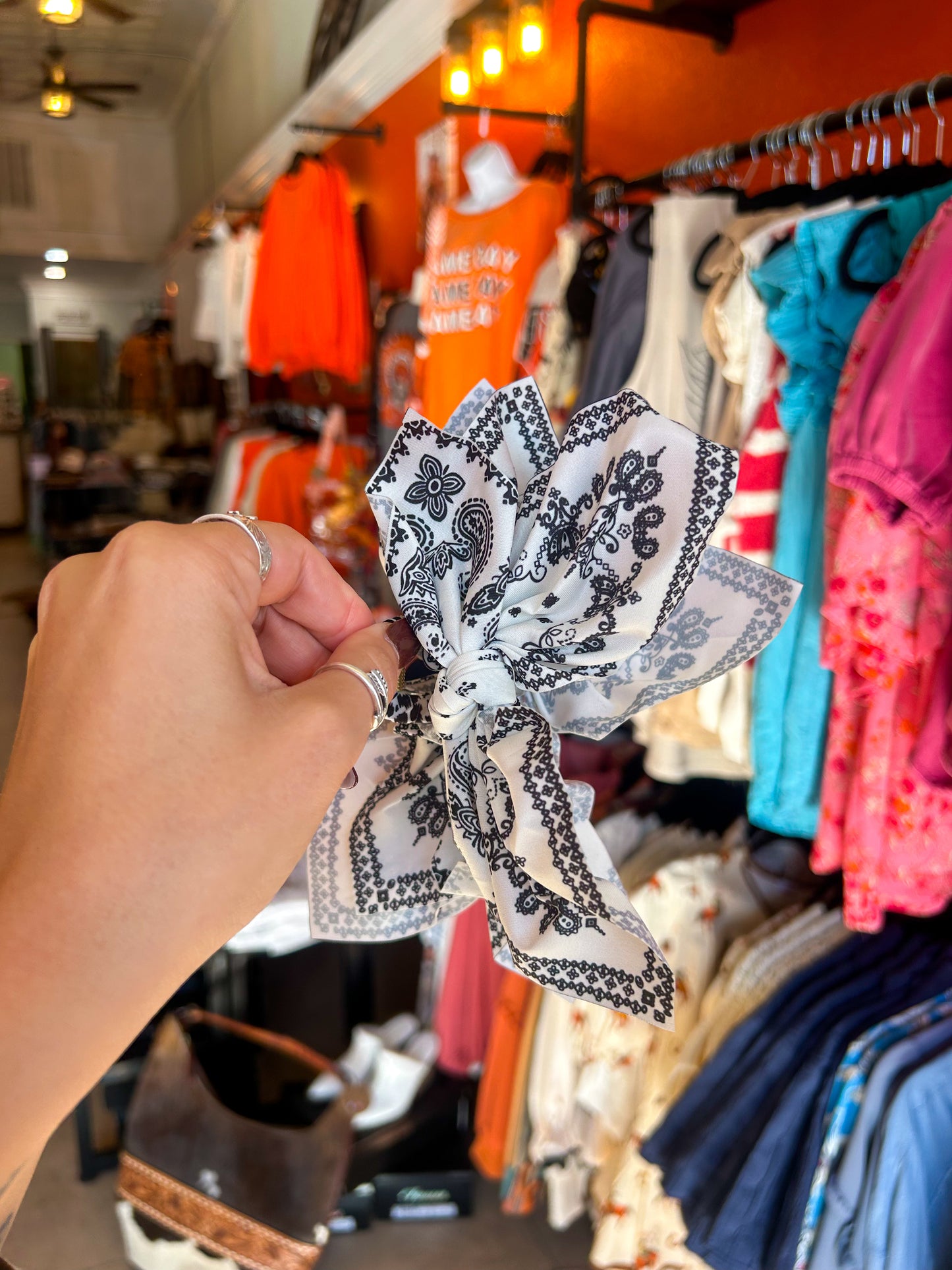 Lawless Bandana Bow Claw Clip