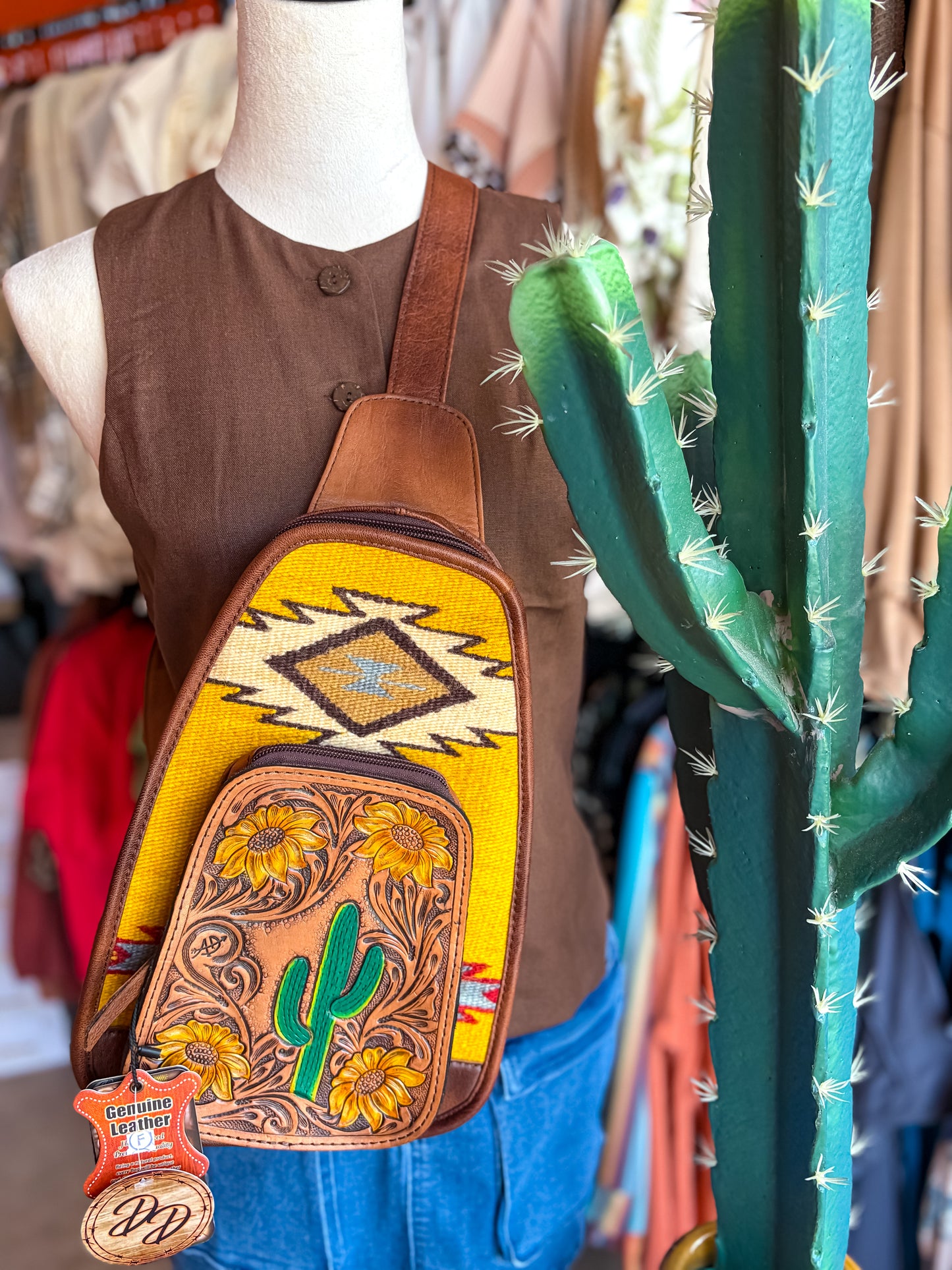 Sunflower Trail Sling Bag