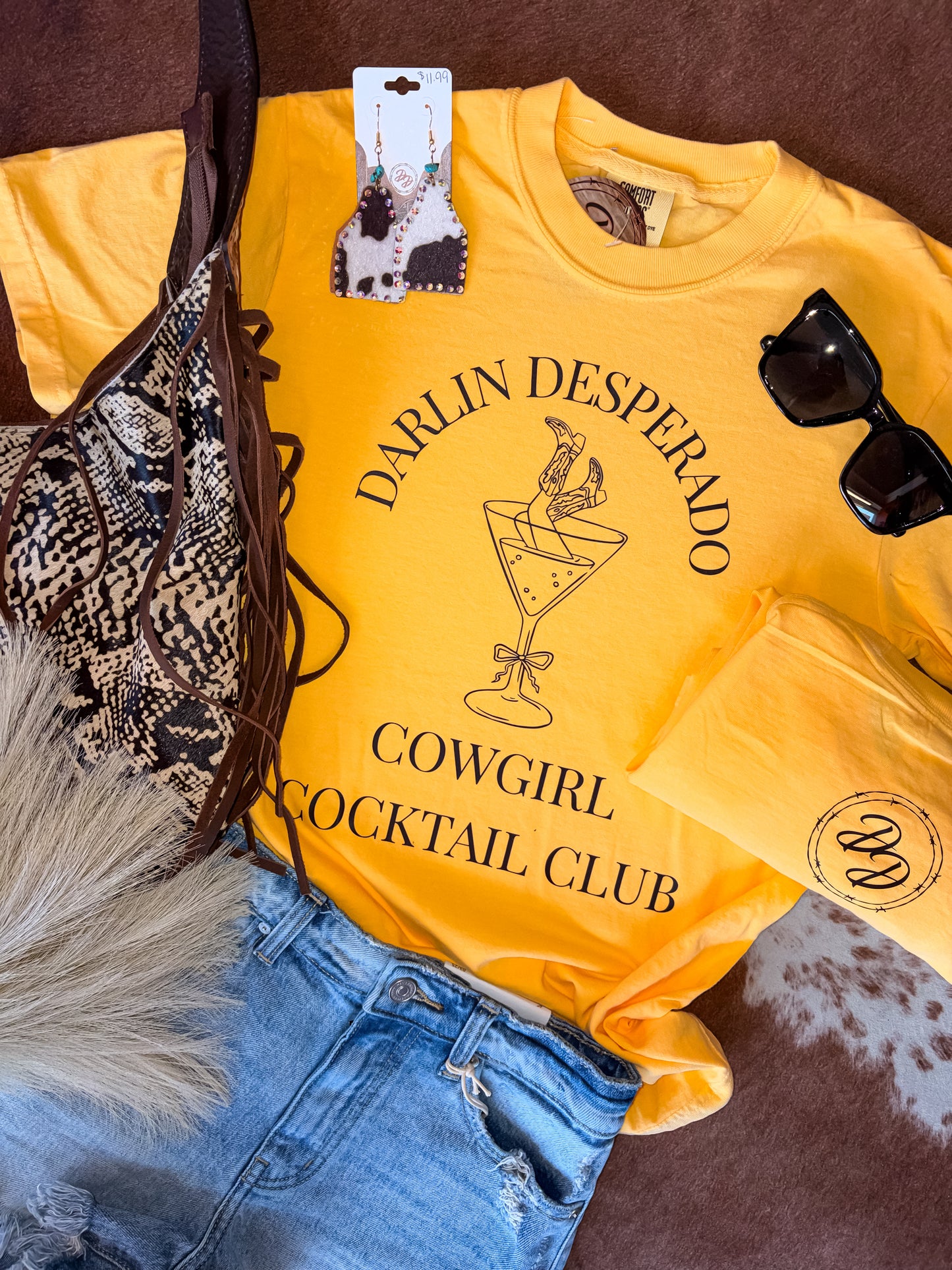 Cowgirl Cocktail Club Tee