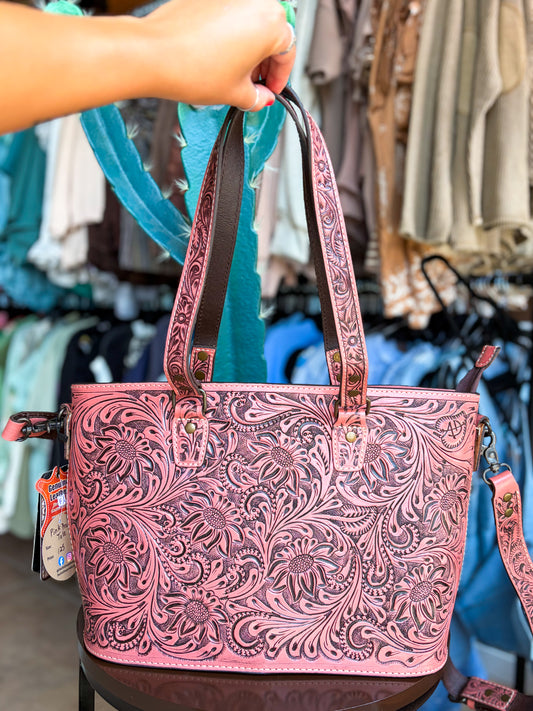 Pink Prairie Tote