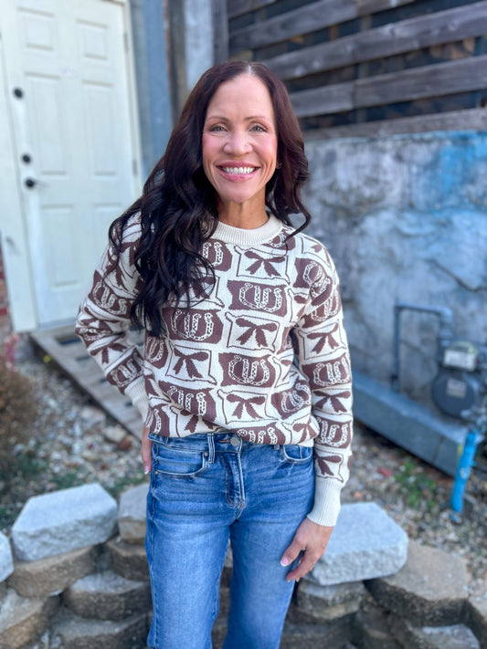 Gilded Lasso Sweater