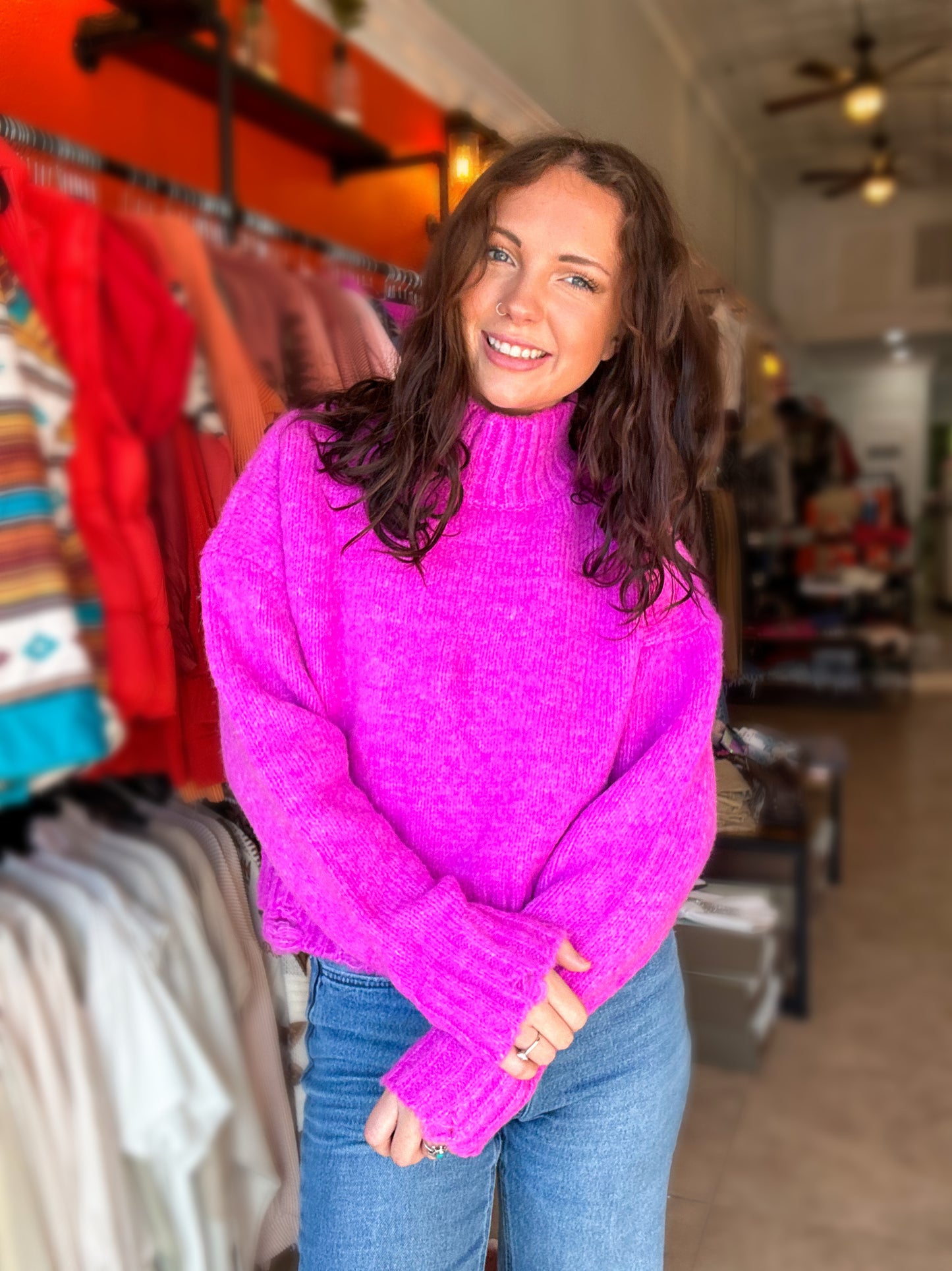 Lydia Sweater in Pink