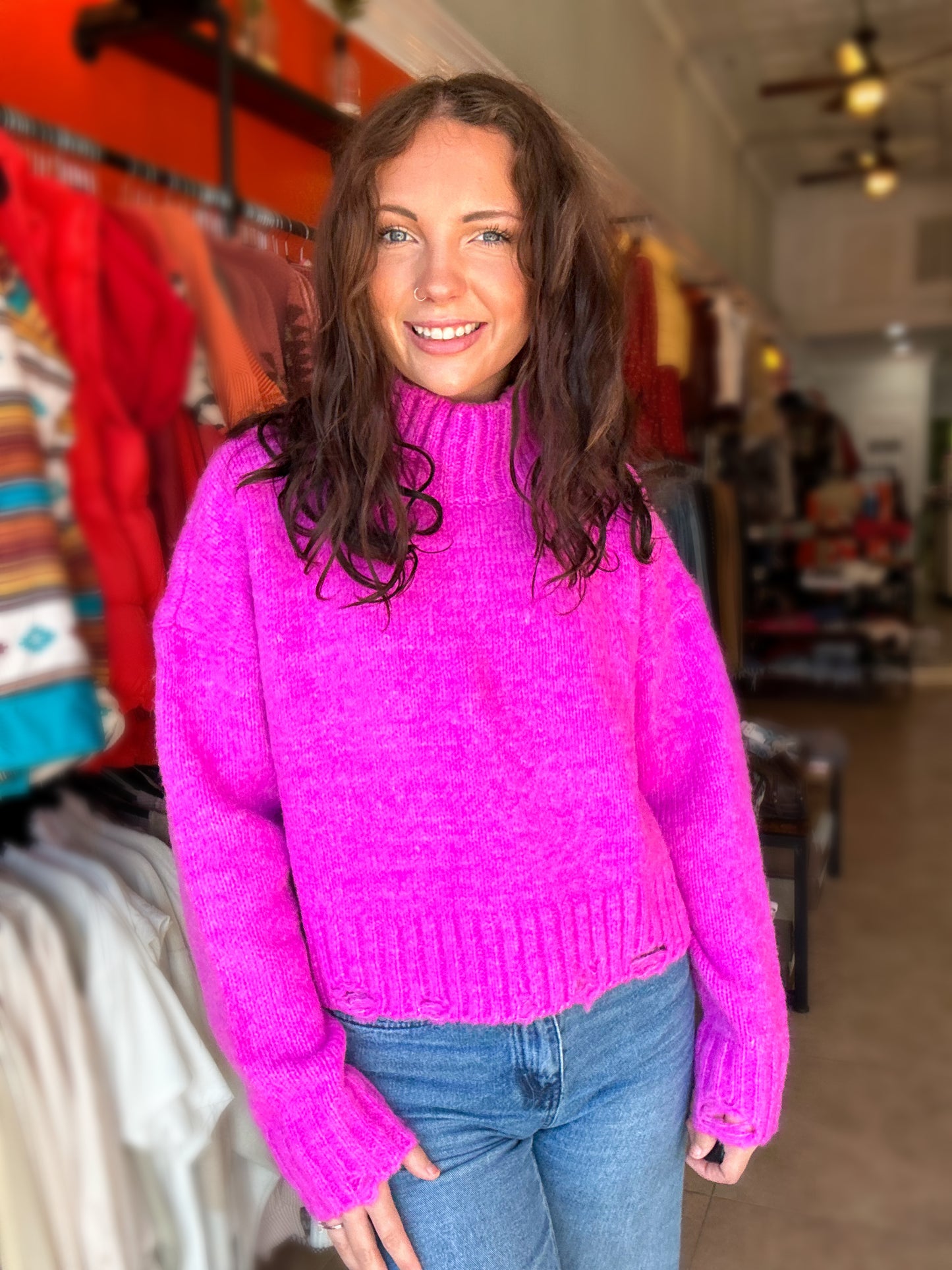 Lydia Sweater in Pink