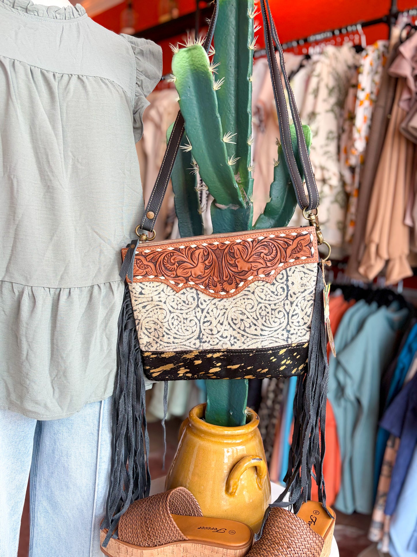 Midnight Gold Crossbody