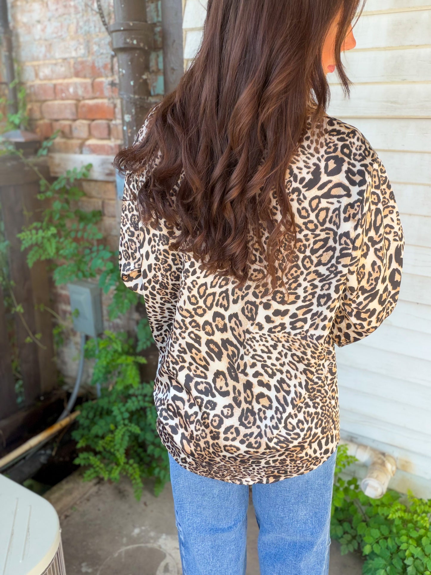 Wild Instinct Satin Blouse