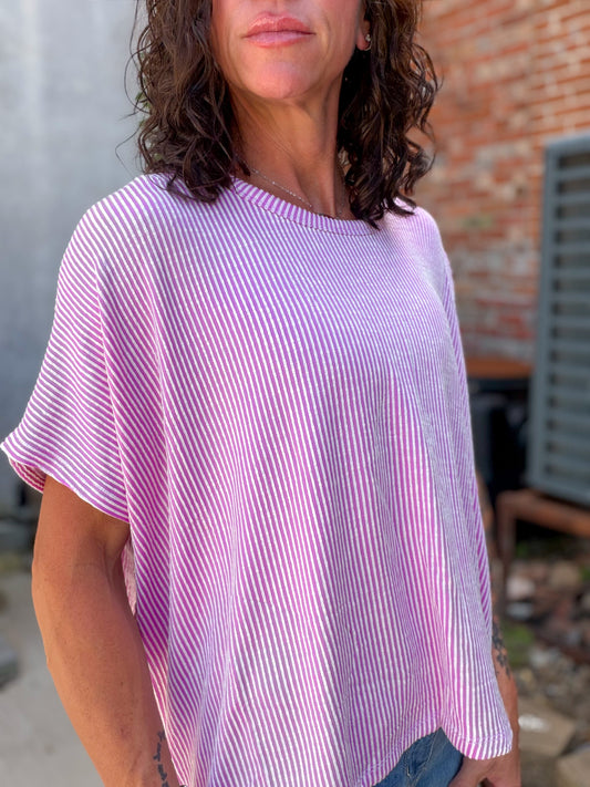 Easy Does It Top in Violet
