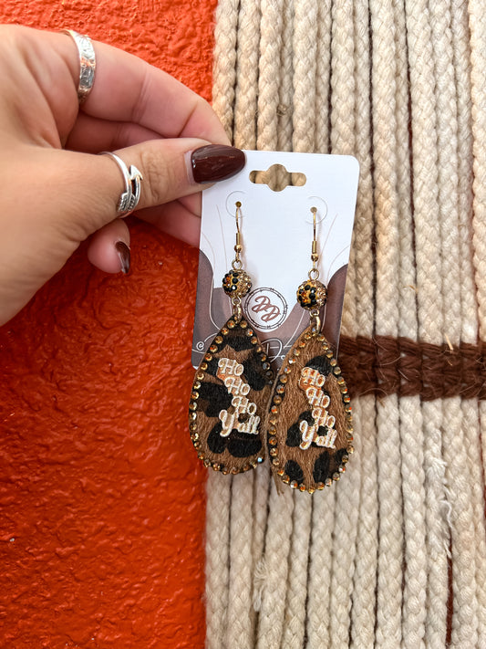 Ho Ho Ho Y’all Earrings