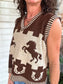 Desert Stallion Sweater Vest