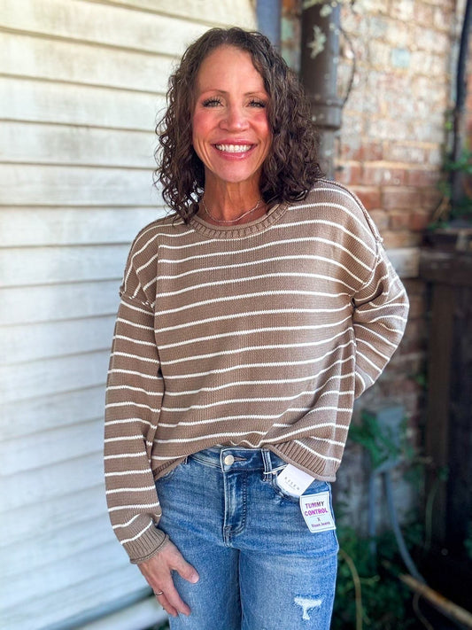 Oatmeal and Ivory Sweater