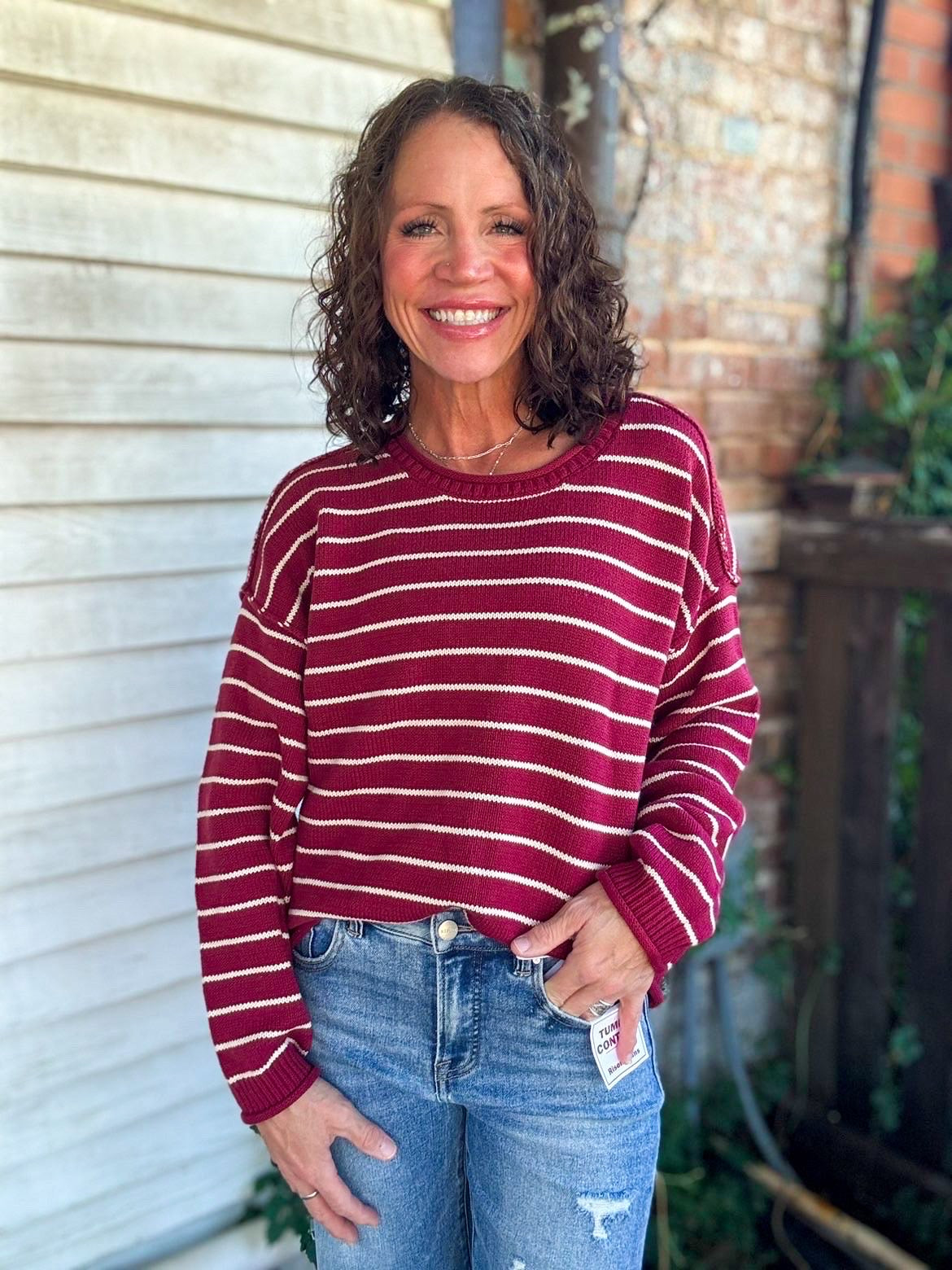 Burgundy Bliss Sweater