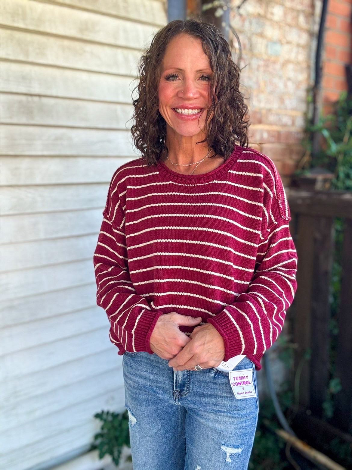 Burgundy Bliss Sweater