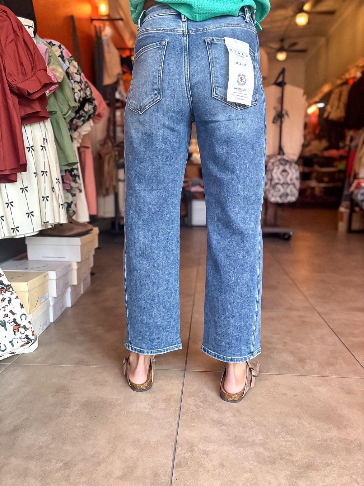 Desert Bloom Barrel Jeans