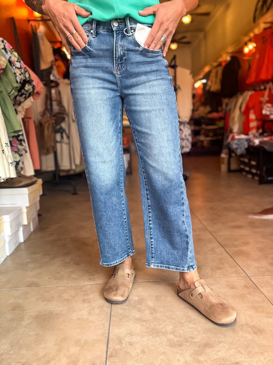 Desert Bloom Barrel Jeans