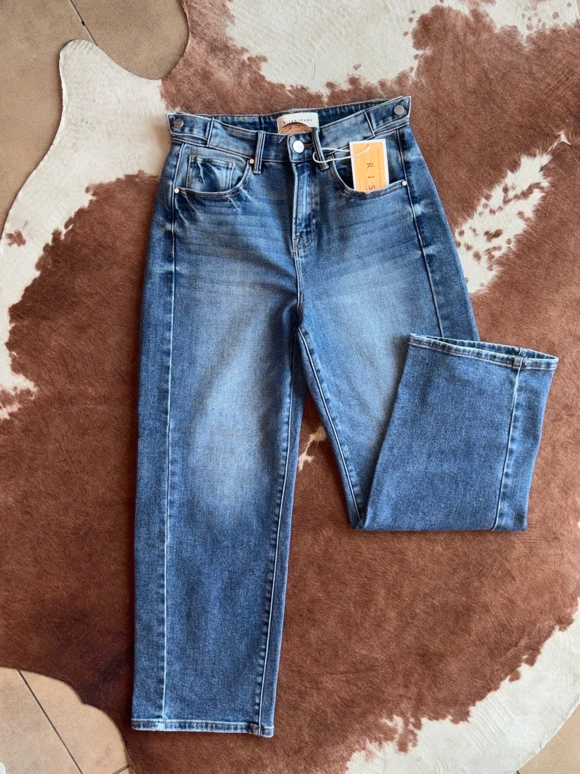 Desert Bloom Barrel Jeans
