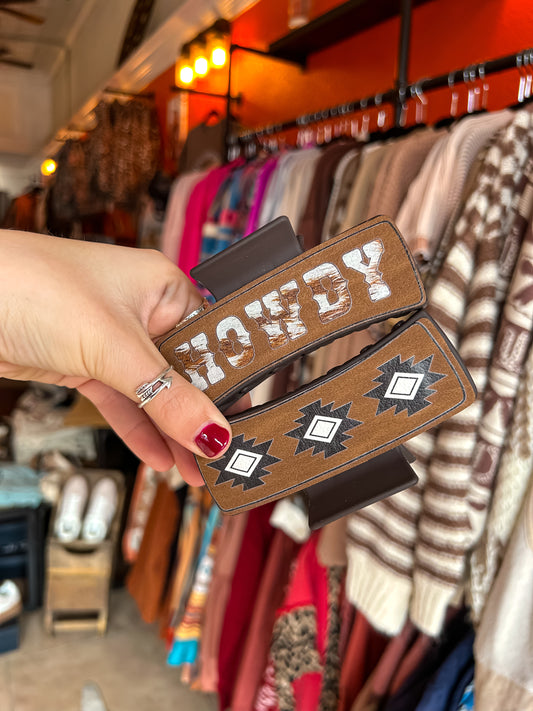 Western Whisper Claw Clip